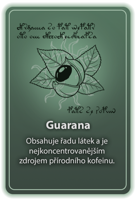 Extrakt z guarany (22 % kofeinu)